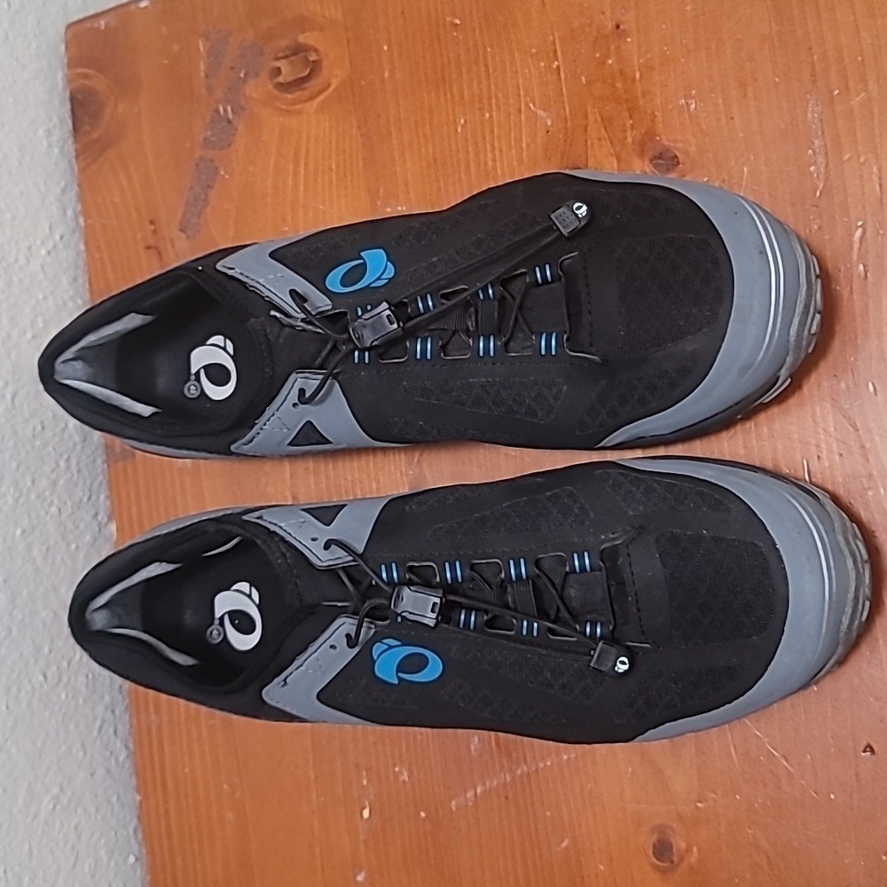 Pearl Izumi X-Alp Journey Cycling Shoes Men's 48 Black Gray MTB SPD